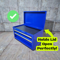 Lid Hinge Stop fits Kobalt Mini Tool Box, Keeps Your Lid From Falling Down