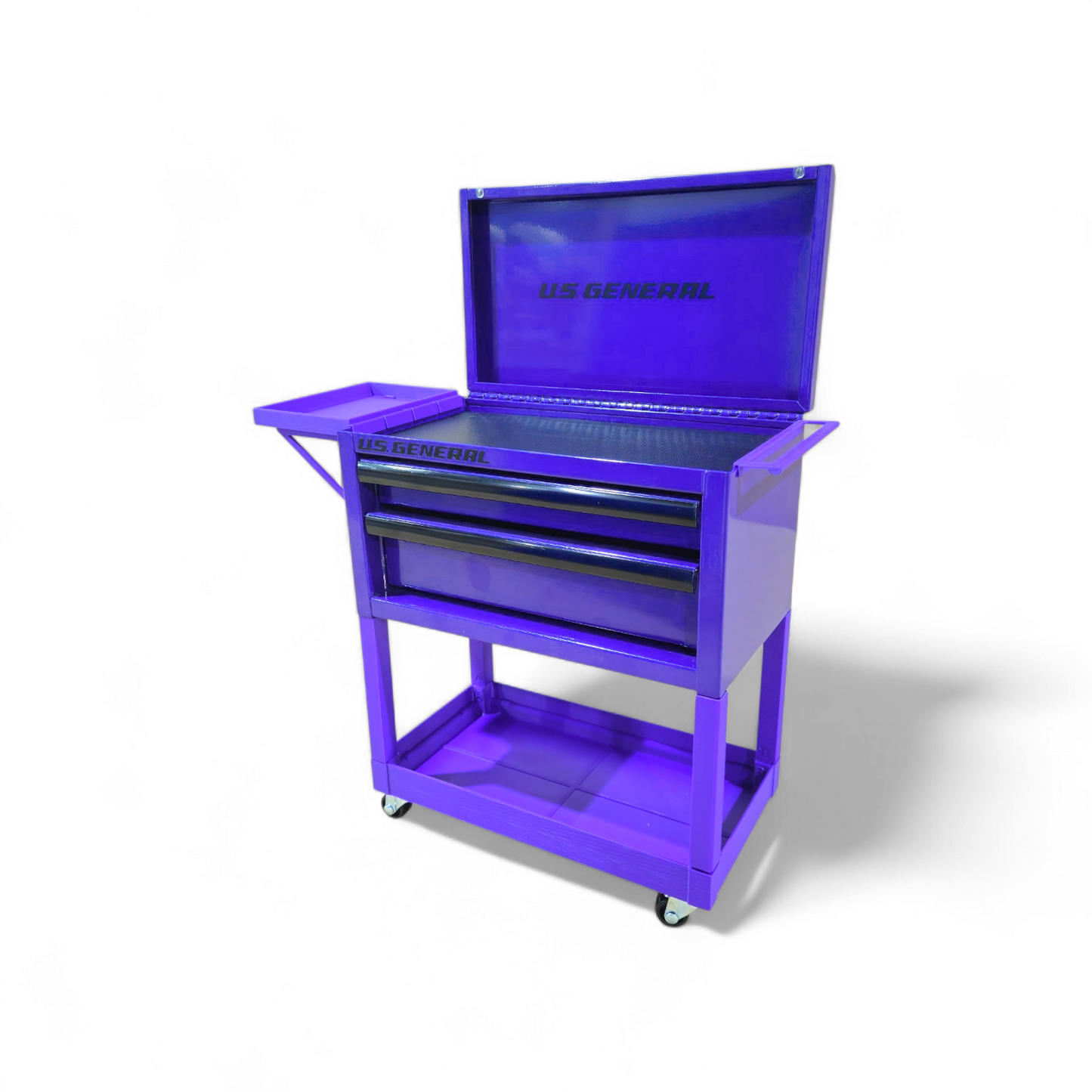 Roll Cart, Side Tray, and Handle Combo for US General Mini Tool Boxes