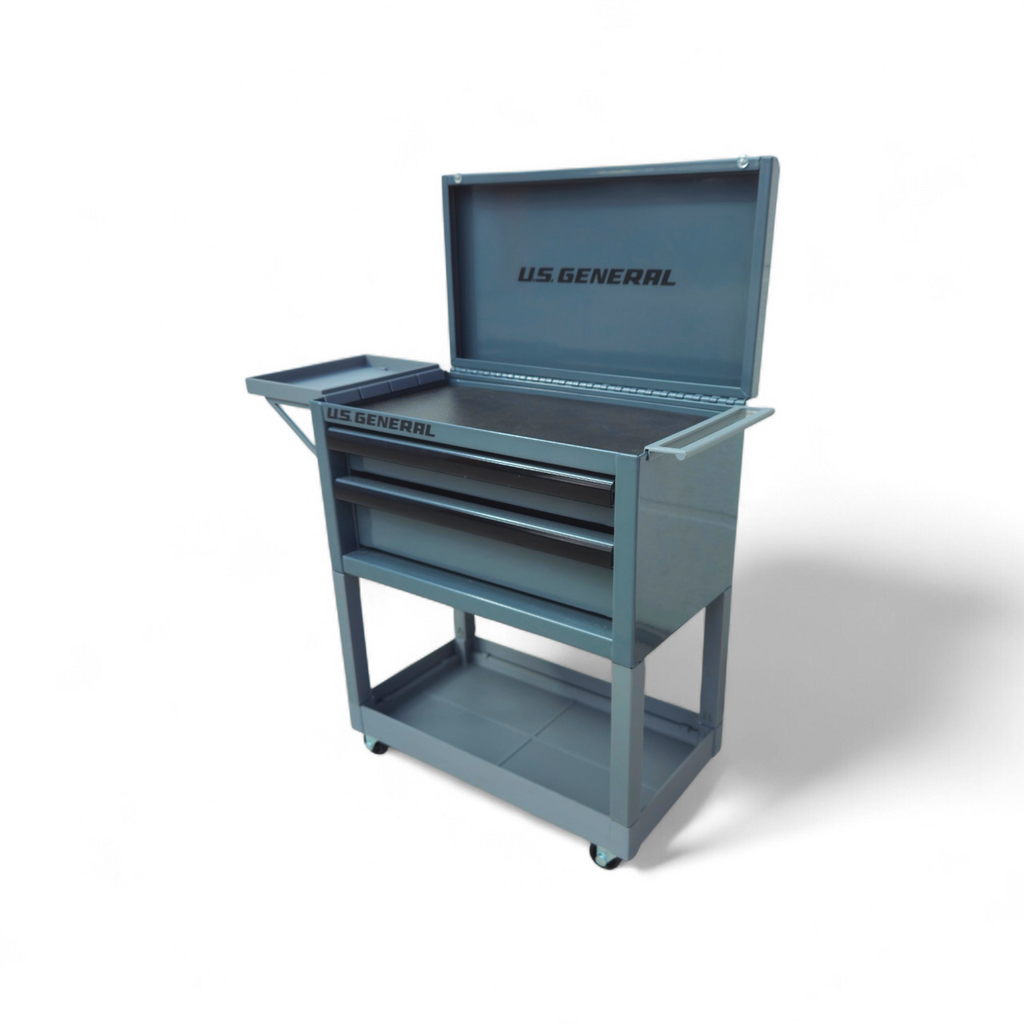 Roll Cart, Side Tray, and Handle Combo for US General Mini Tool Boxes