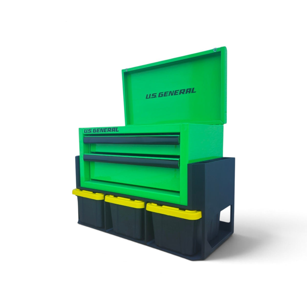 HDX Nano Tote Caddy & Mini Tool Box Stand with Storage Holds 3 HDX NANO TOTES