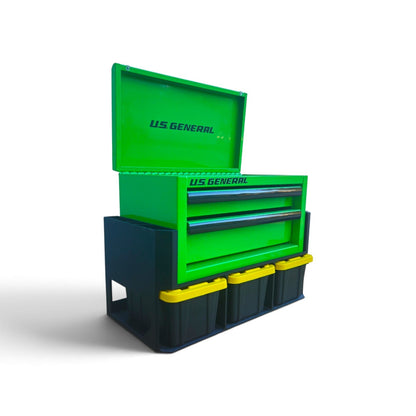 HDX Nano Tote Caddy & Mini Tool Box Stand with Storage Holds 3 HDX NANO TOTES