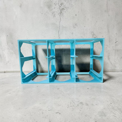 Modular Mini Tote Storage Rack, Stackable and Wall Mountable Hold 6 Compatible Mini Totes