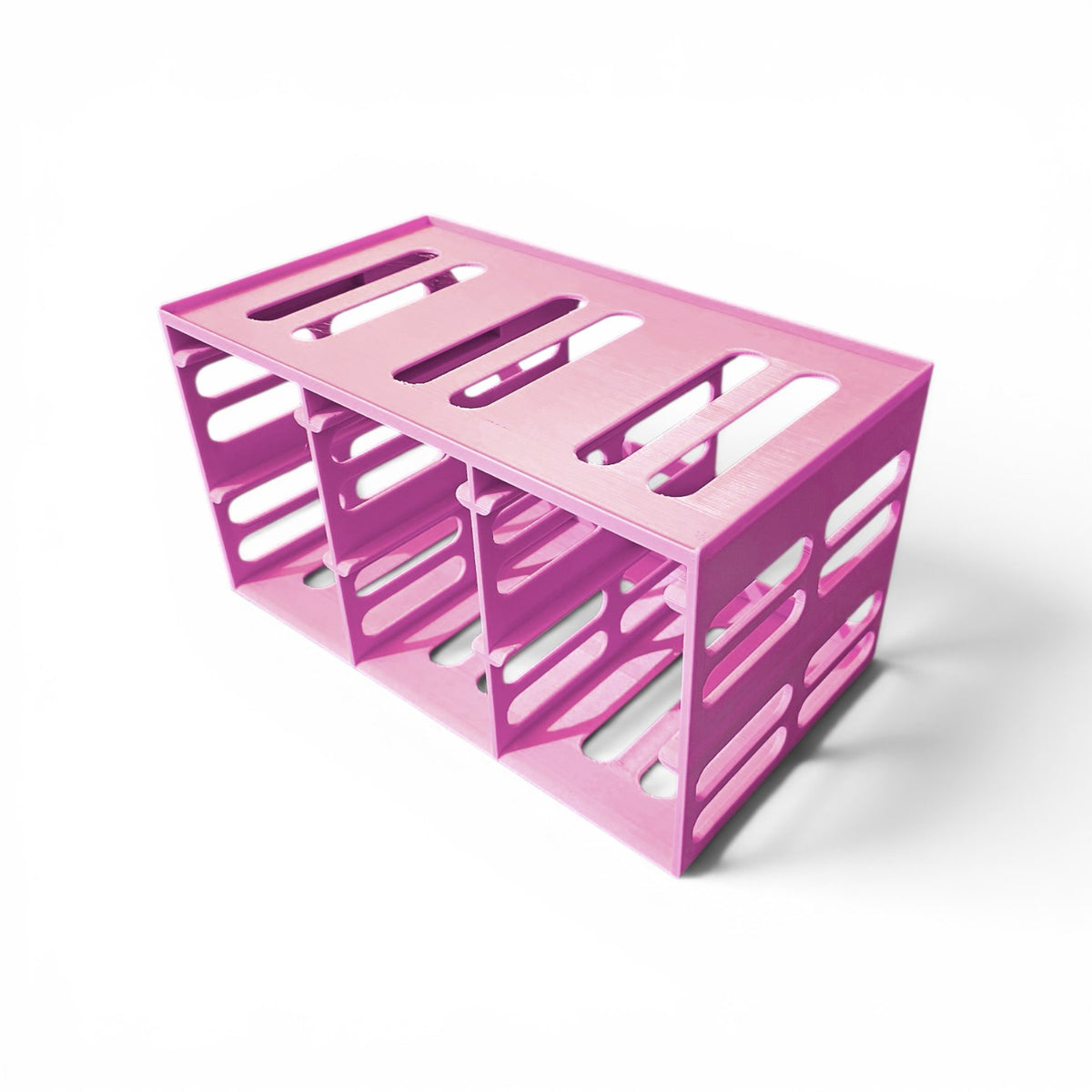 Teeny Tote Caddy & Mini Tool Box Stand – 6-Tote Storage Rack Compatible with Kobalt, U.S. General, Hyper Tough, Performax and More