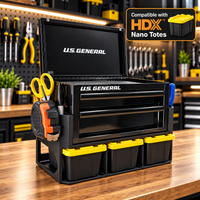 HDX Nano Tote Caddy & Mini Tool Box Stand with Storage Holds 3 HDX NANO TOTES
