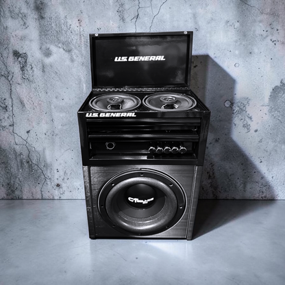 sound booster boxes for short 8" Subwoofer Enclosure Box for US General Mini Tool Boxes *READ FULL D –  MiniBox Mods