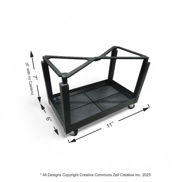 Mini Roll Cart Compatible with Kobalt Mini Tool Boxes with Metal Caste ...