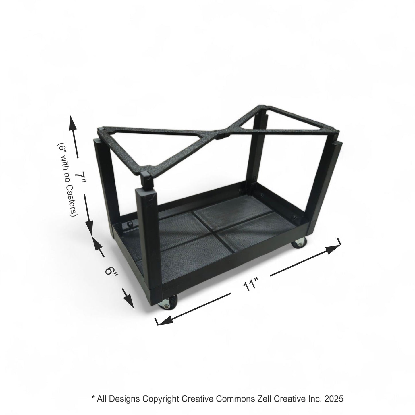 Green Roll Cart for US General Mini Tool Box with Casters
